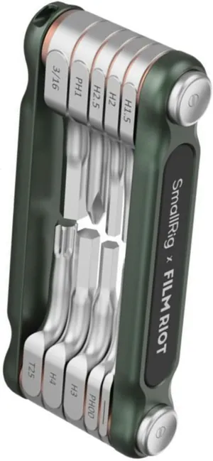 10 in 1 Folding Tool with Screwdriver and Key Wrench Folding Wrench Multifunctional Portable Pocket Multitool