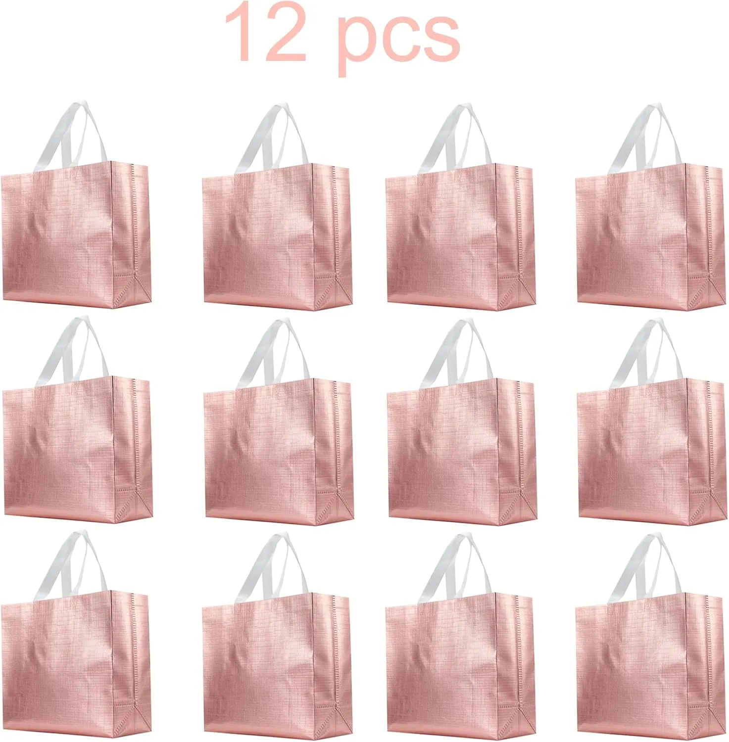 12 Pcs Present Gift Bags Reusable Gift Bag for Party Wedding