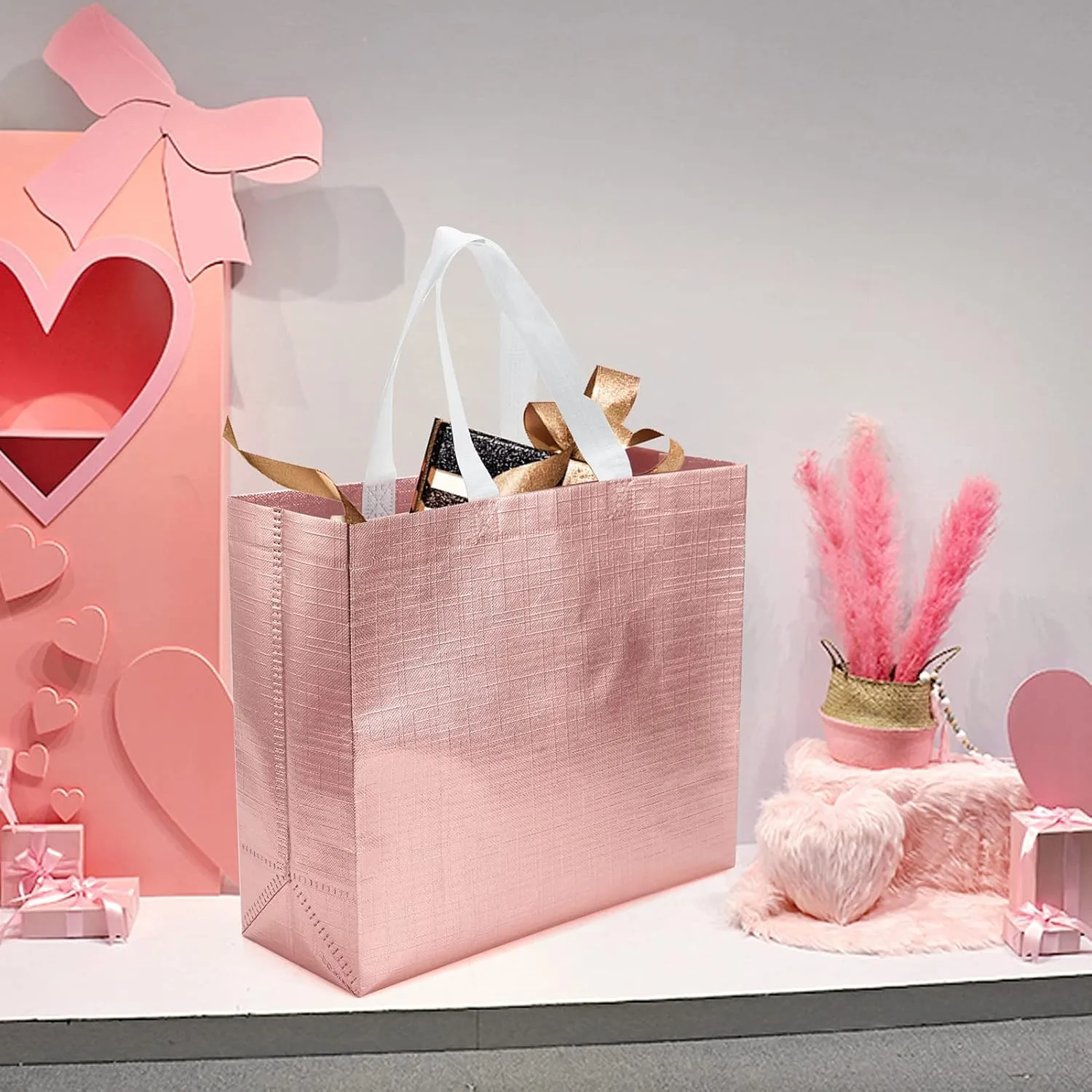 12 Pcs Present Gift Bags Reusable Gift Bag for Party Wedding