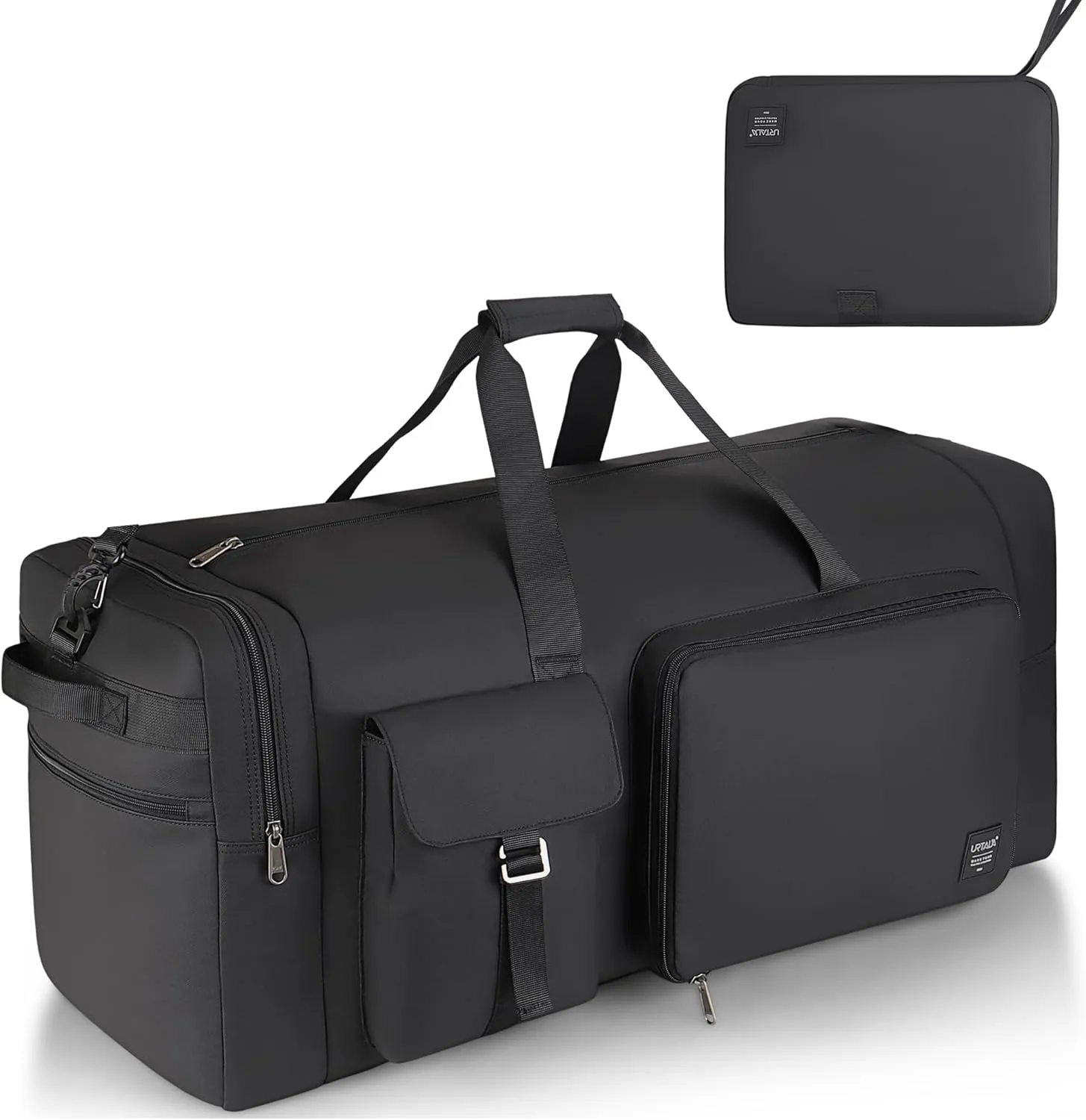 120L Travel Duffle Bag for Men and Women, Urtala 34” Large Duffle Bag for Traveling with Shoes Compartment, Foldable Travel Duffel Bags, Waterproof and Tear Resistant