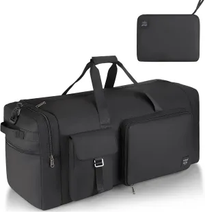 120L Travel Duffle Bag for Men and Women, Urtala 34” Large Duffle Bag for Traveling with Shoes Compartment, Foldable Travel Duffel Bags, Waterproof and Tear Resistant