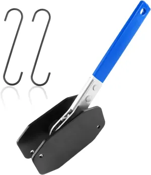 1PC Brake Caliper Compression Tool 2PCS Caliper Hanger,360° Swing Brake Caliper Tool for Brake Pad Replacement,Heavy Caliper Piston Compressor Tool Car Tools for Vehicles ( 2 Caliper Hangers/Blue)