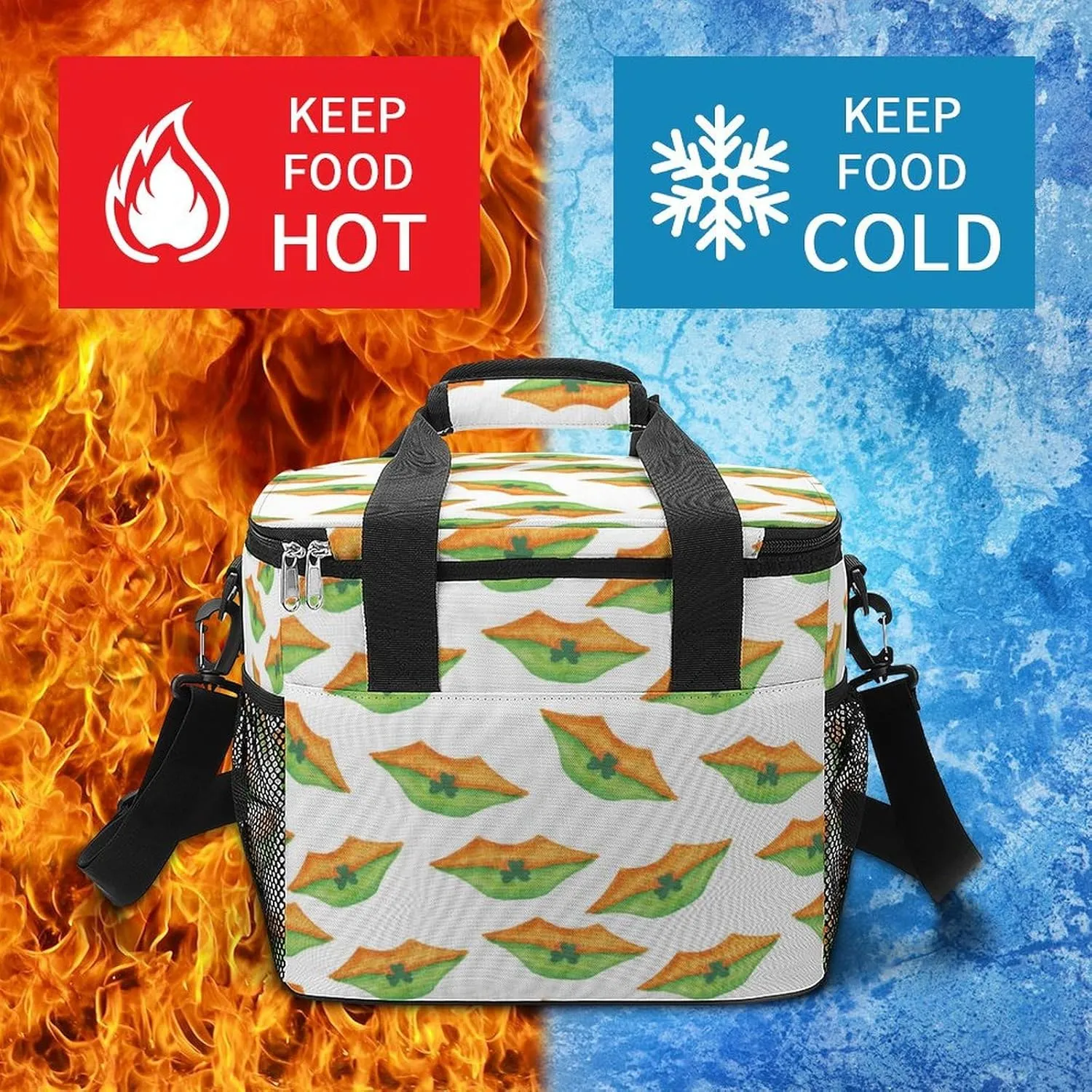 22.5L Waterproof Soft Cooler BagInsulated Lunch Box for Camping Fishing Beach Road Trips