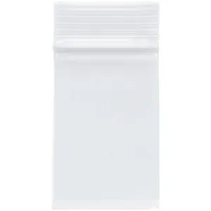 2" x 3" (Case of 1,000), 4 Mil Heavy Duty Plastic Reclosable Zipper Bags