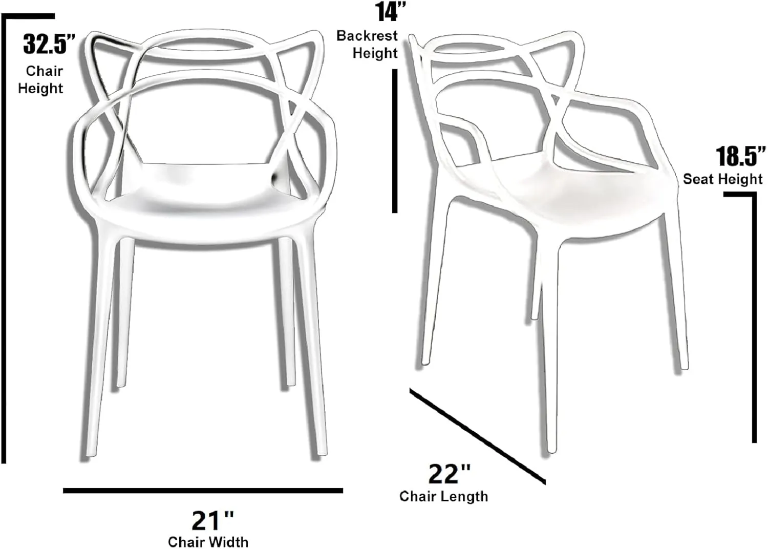 2xhome - Dining Room Chair - Grey - Modern Contemporary Designer Designed Popular Home Office Work Indoor Outdoor Armchair Living Family Room Kitchen