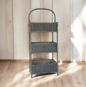 3 Tier Wicker Woven Basket