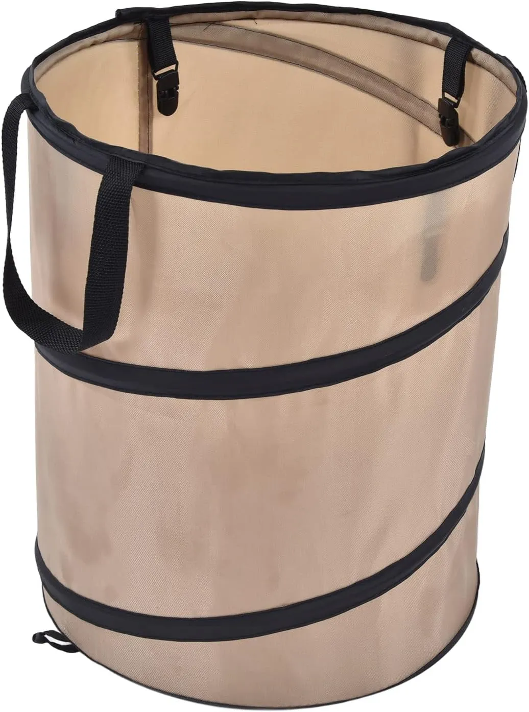 37.8L Collapsible Leaf Trash Garden garbage bag barrel Can Reinforced Steel Spring Oxford Cloth Collapsible Container Small Size