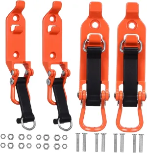 4Pcs Shovel Mounting Rack Kit Durable Roof Rack Clamps for Easy Tool Organization and Storage Overlanding Accessory for Trucks and Outdoor Enthusiasts