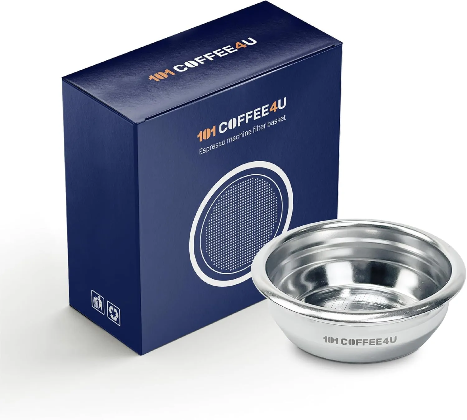 58mm Portafilter Basket – Double Shot 18g Capacity – Fits Breville BES900XL, BES920XL, BES980XL, BES990BSS, Nuova Simonelli – Stainless Steel Espresso Filter