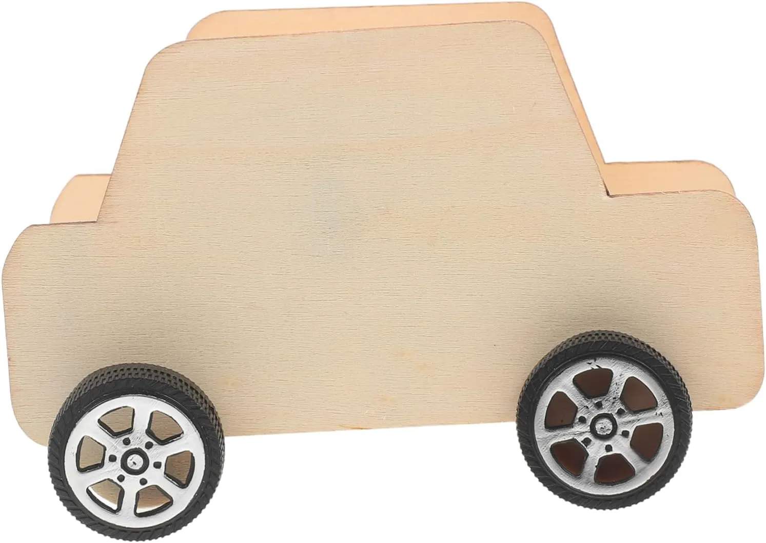 5pcs Wooden Car Shape Piggy Bank Unfinished Storage Case for Boy Girl Creative Craft Toy to Imagination Design for Painting and Decorating