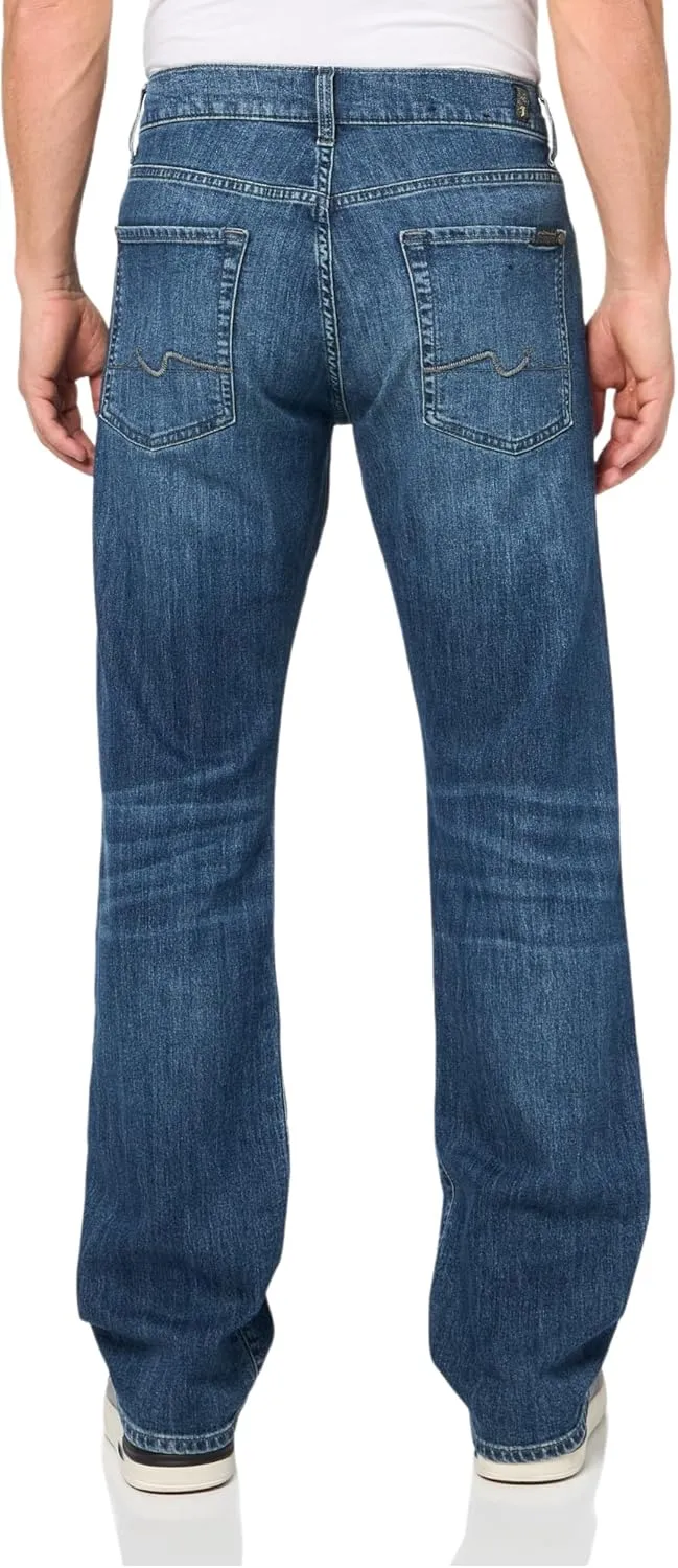7 For All Mankind Men's Austyn Squiggle Relaxed Fit Jeans