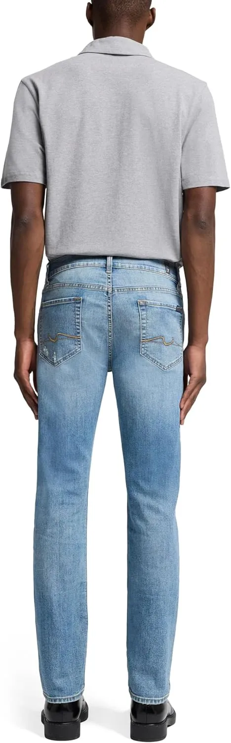7 For All Mankind Men's Slimmy Clean Pocket Slim Fit Jeans