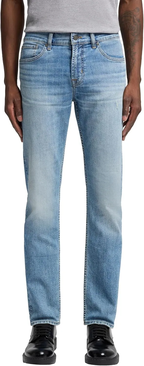 7 For All Mankind Men's Slimmy Clean Pocket Slim Fit Jeans