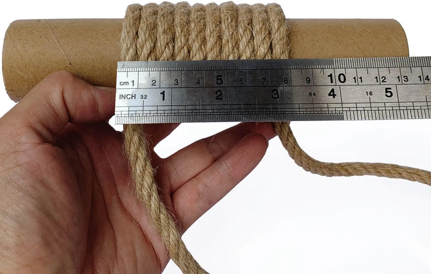 8mm Jute Rope, 164 Feet Braided Heavy Duty Twine, Thick Jute Twine Rope for Cat Scratch Post, Craft,DIY Artwork, Bundling, Home Decor, Gardening Applications (8MM 164FT)