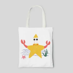 Abstract seastar tote bag