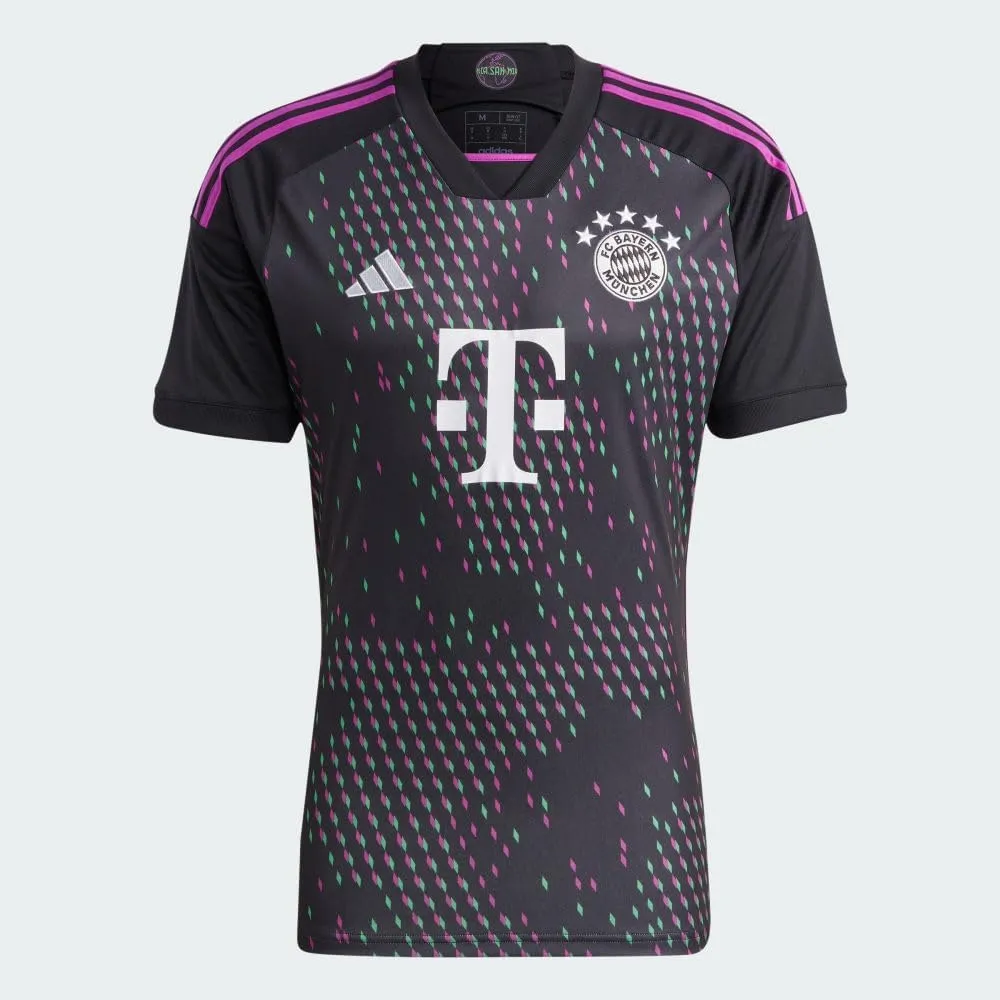 adidas Men's Soccer Bayern Munich 23/24 Away Jersey - Unifying Message, Moisture-Wicking Fabric Eco-Friendly Materials