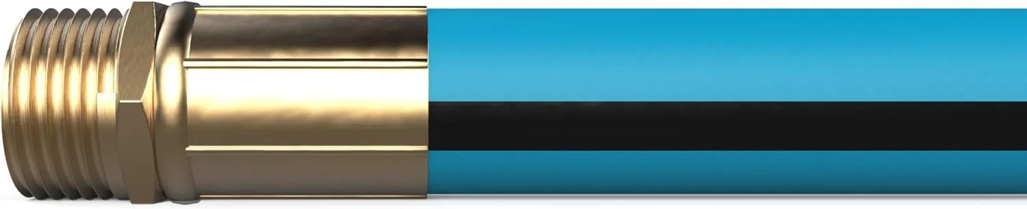 Aeromixer THE HOSE - 1 Inch Garden Hose 25 Ft, Kink Free Commercial Garden Hoses, Heavy Duty Industrial Water Hoses for Outdoors, 650 PSI High-Pressure Watering Tool for Farming and Gardening