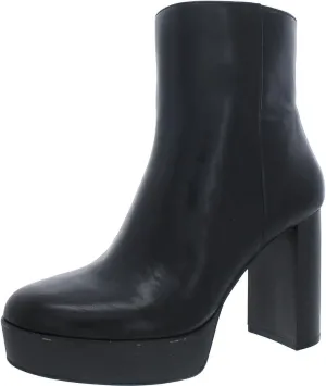 Alfani Womens Galsuenda Faux Leather Booties