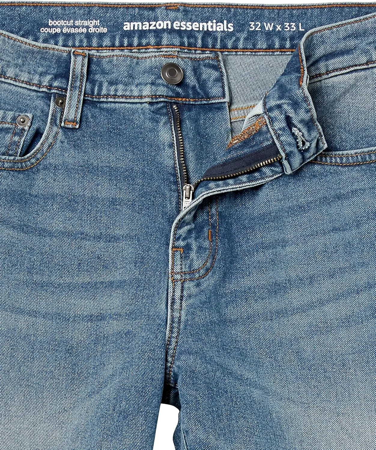 Amazon Essentials Jeans for Men Straight Fit, Bootcut