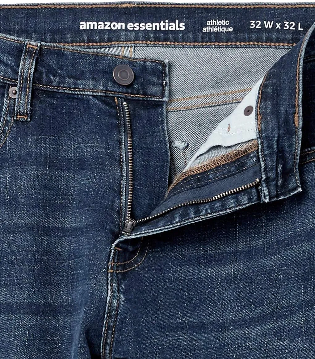 Amazon Essentials Men's Athletic-Fit Stretch Jeans