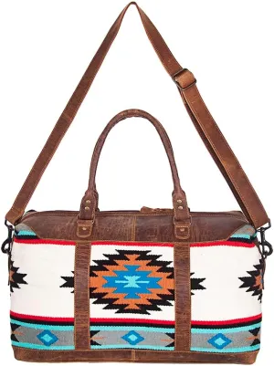 American Darling Duffel Saddle Blanket Genuine Leather Women Bag Western Handbag Purse
