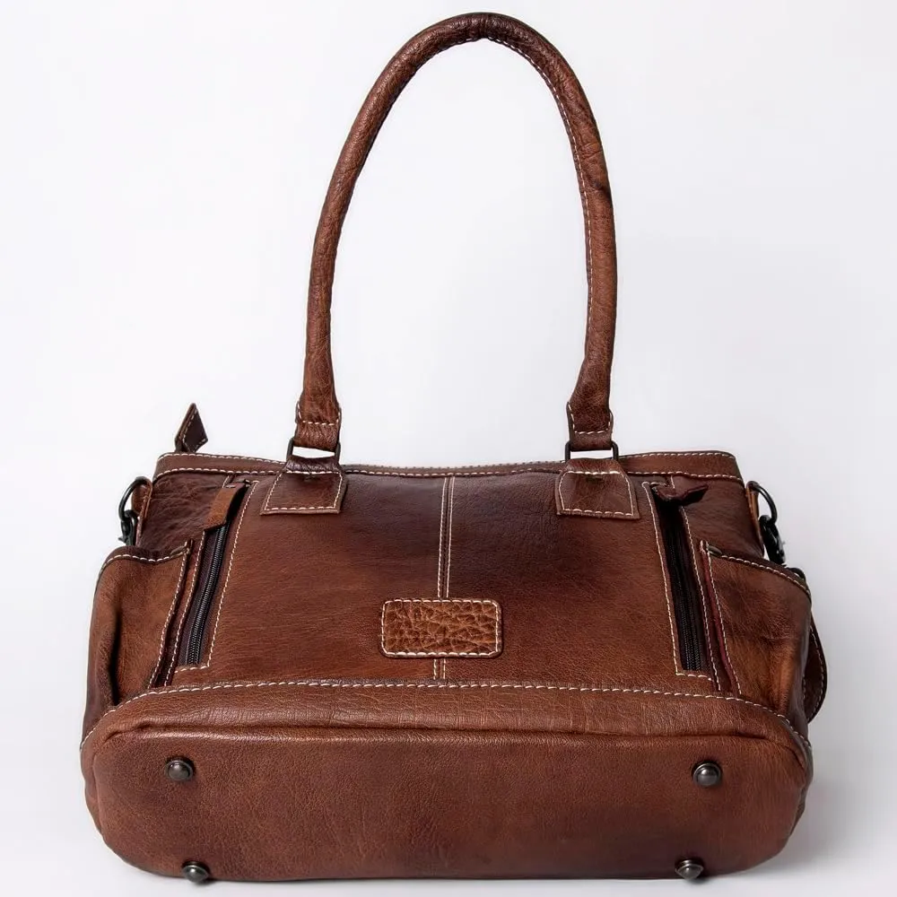 American Darling Tote Saddle Blanket Genuine Leather Women Bag Western Handbag Purse