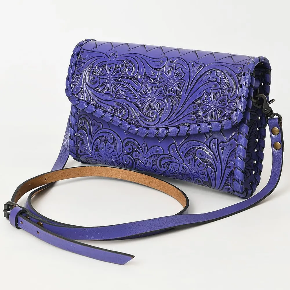 American Darling Wallet Hand Tooled Genuine Leather Women Bag Western Handbag Purse