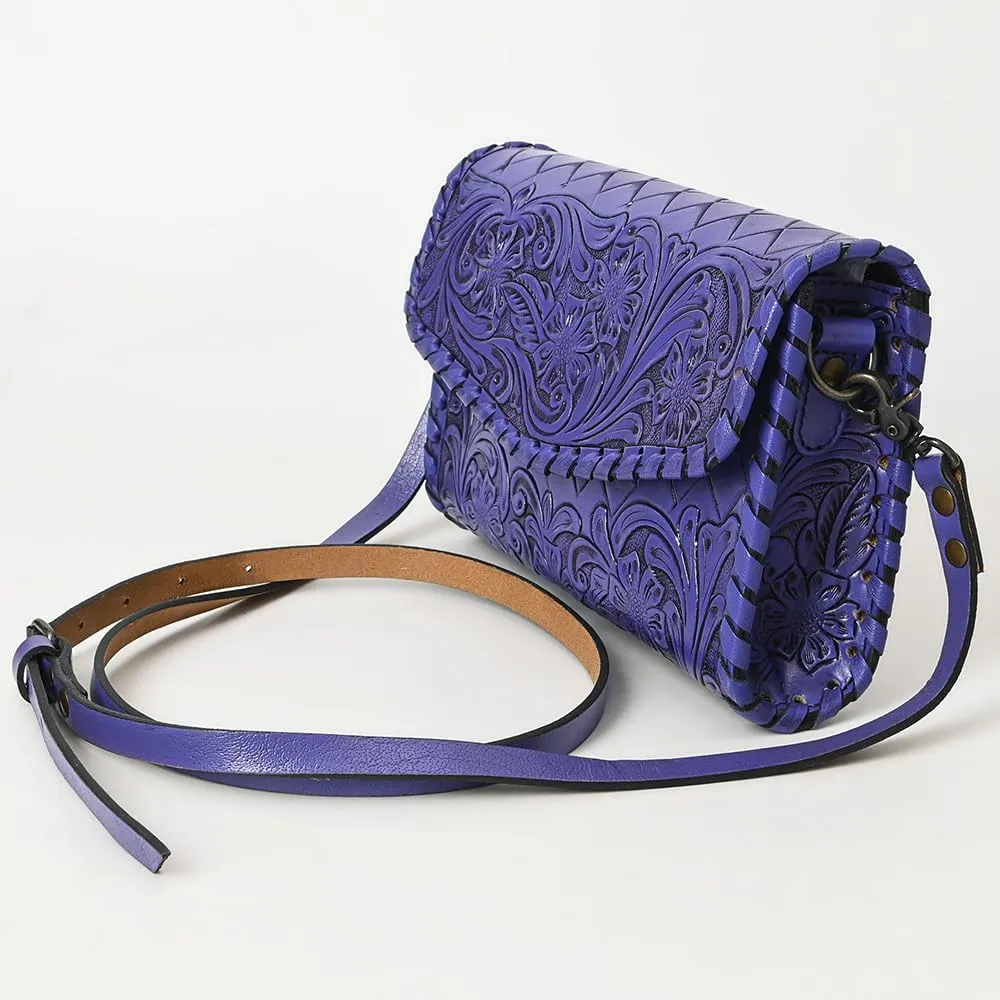 American Darling Wallet Hand Tooled Genuine Leather Women Bag Western Handbag Purse