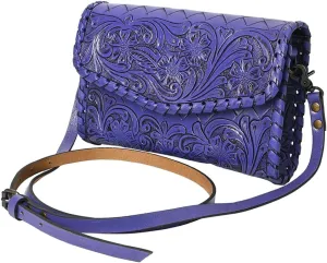 American Darling Wallet Hand Tooled Genuine Leather Women Bag Western Handbag Purse