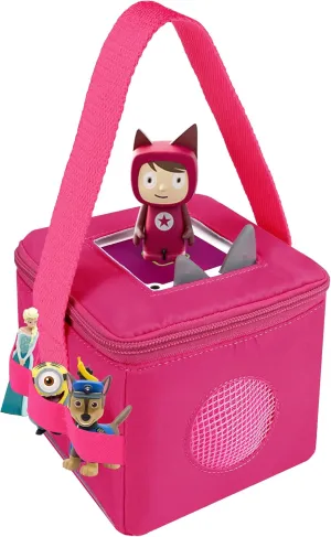 Annmore Bag for Toniebox and Tonies Characters, Purple Carrying Case for Creative Tonies Figures, Tote Bag for Kids Toniebox Starter Set, Boys and Girls Birthday Gift Ideas