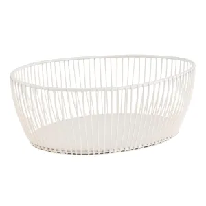 APS Svart Basket White 240x190x80mm