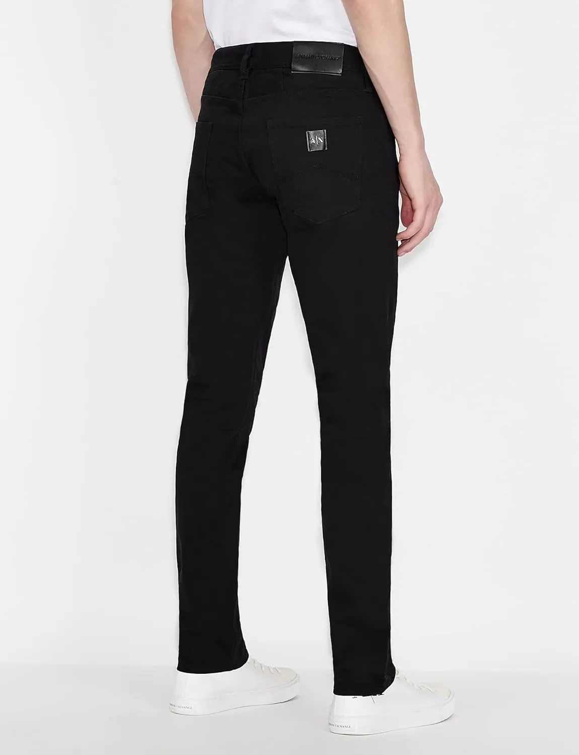 A|X ARMANI EXCHANGE Men's 5 Pocket Stretch Twill Slim Denim
