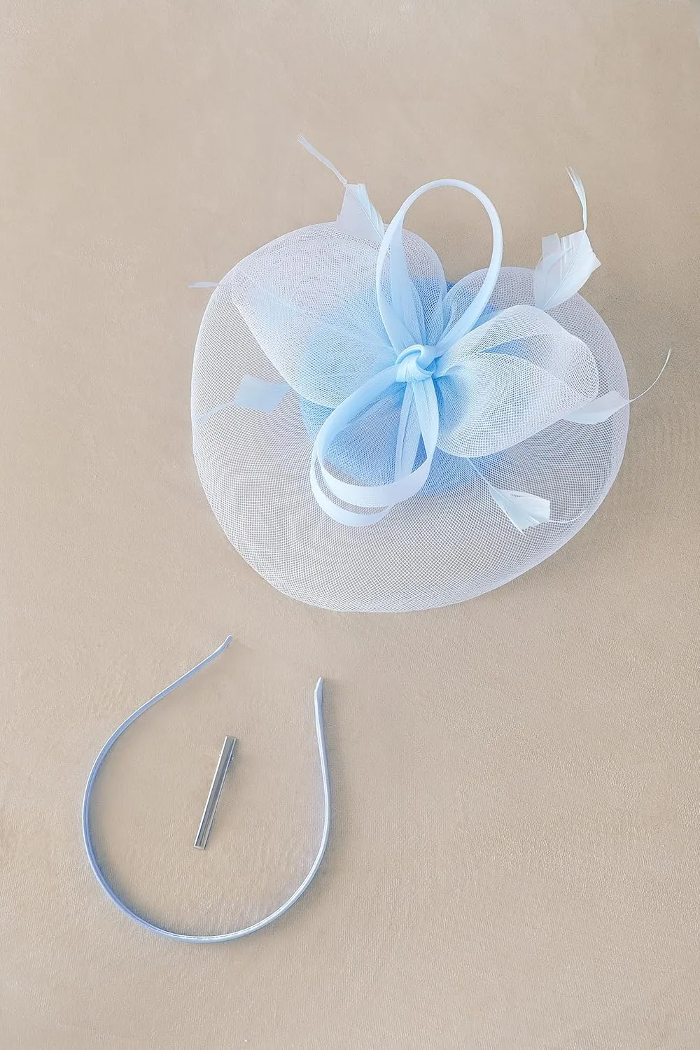 BABEYOND Women's Fascinator Hat Kentucky Hat Feather Derby Fascinator Tea Party Hat for Cocktail Wedding