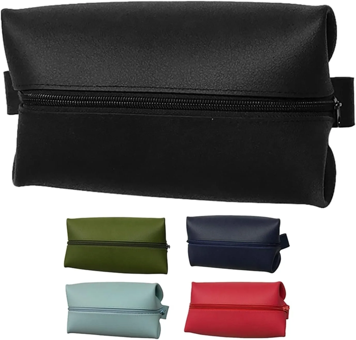Bathroom Travel Bag Silicone Waterproof Toiletry Storage Bag Handbag Organizer Portable Make Up Case Pouch Kitchen Storage(Deep Blue)