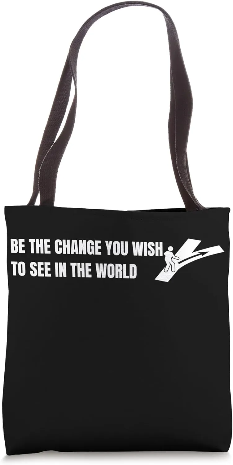 Be The Change - Zero Waste Lifestyle Tote Bag