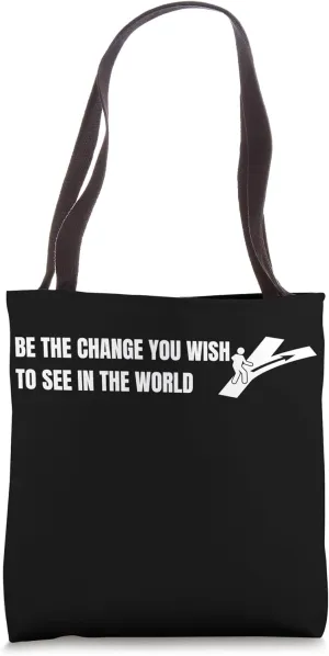 Be The Change - Zero Waste Lifestyle Tote Bag