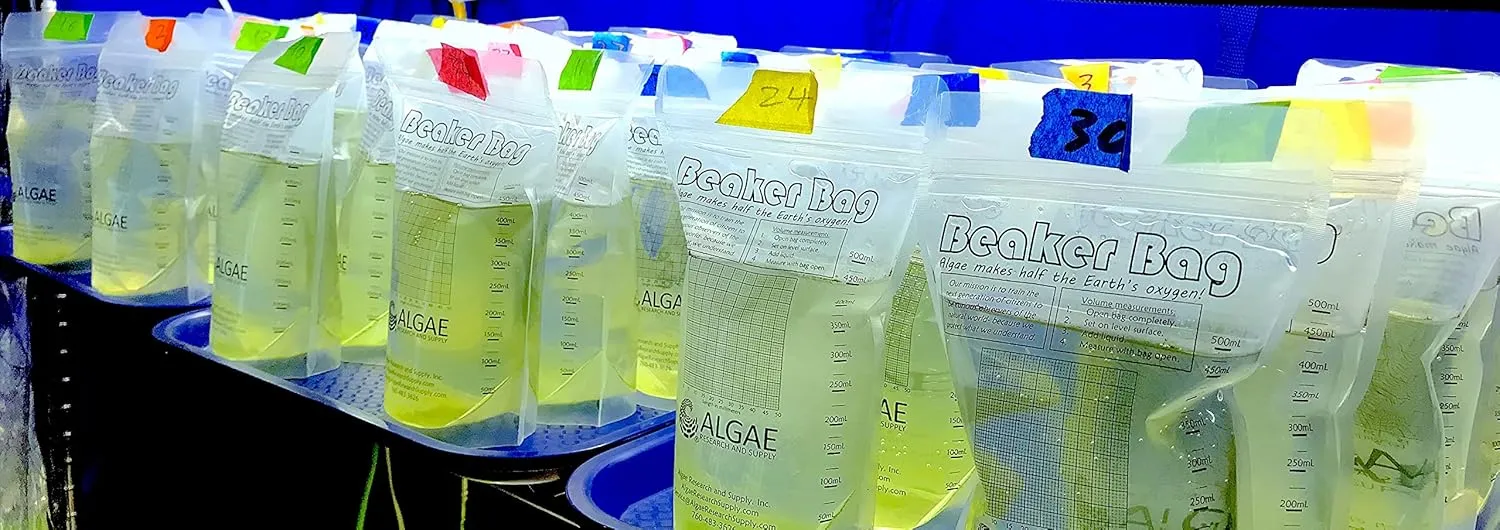 Beaker Bag- Re-usable Plastic Beaker for Field, Laboratory, or Home Science. by Algae Research and Supply (36)