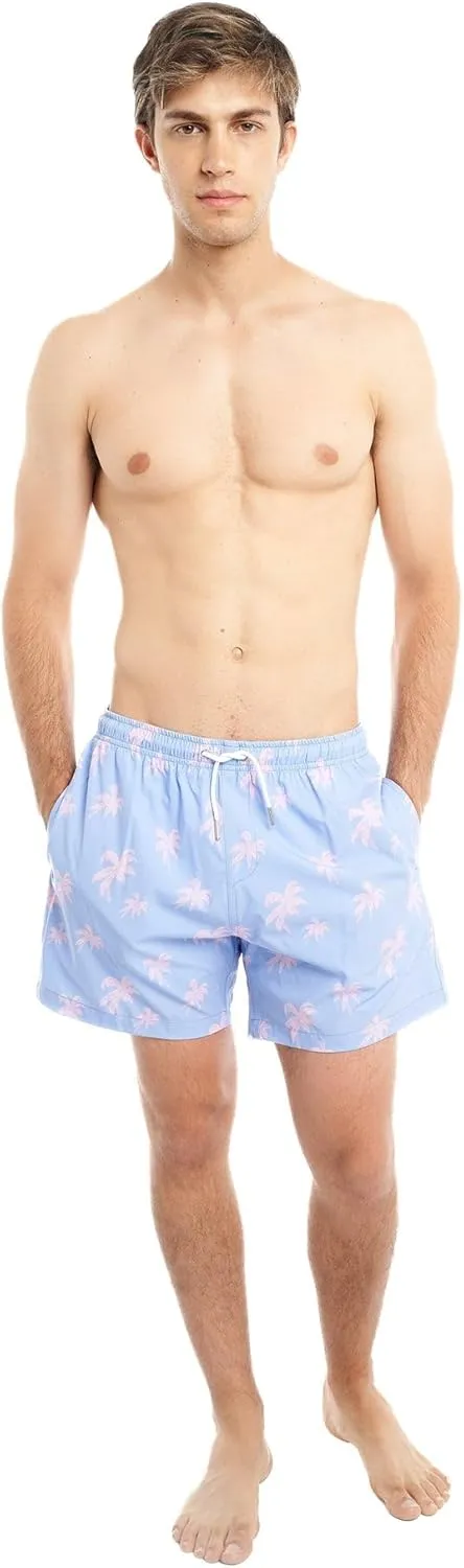 BERMIES Men’s Swim Trunks with Compression Liner - 5.5” Inseam, Quick-Dry, 4-Way Stretch, UPF 50 , Eco-Friendly Fabric