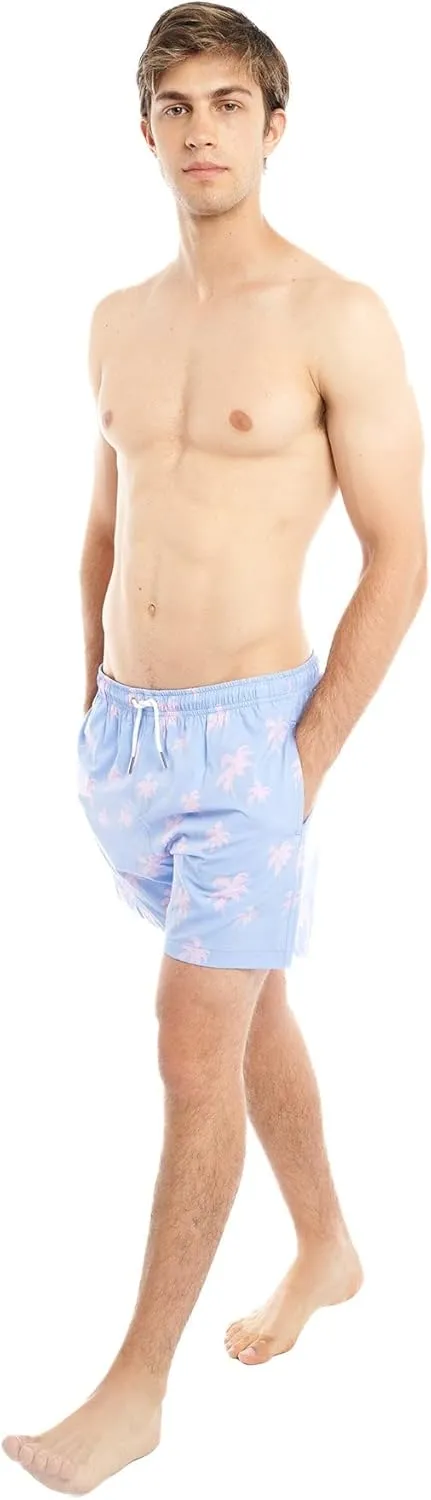 BERMIES Men’s Swim Trunks with Compression Liner - 5.5” Inseam, Quick-Dry, 4-Way Stretch, UPF 50 , Eco-Friendly Fabric