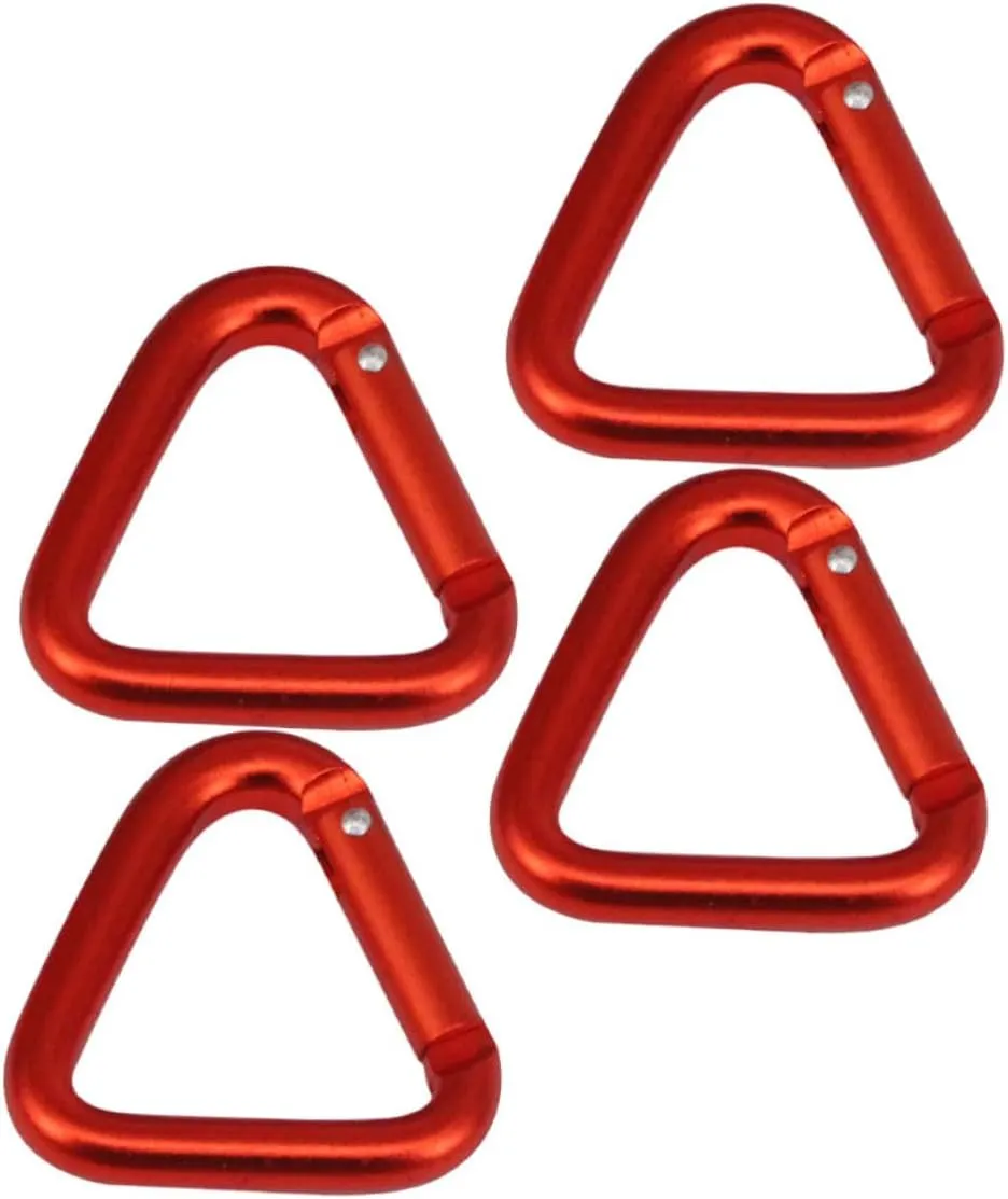 BESPORTBLE 12pcs Heavy Duty Carabiner Clips Multipurpose Keychain Hooks for Camping Climbing and Outdoor Activities Durable Portable Gear Attachments