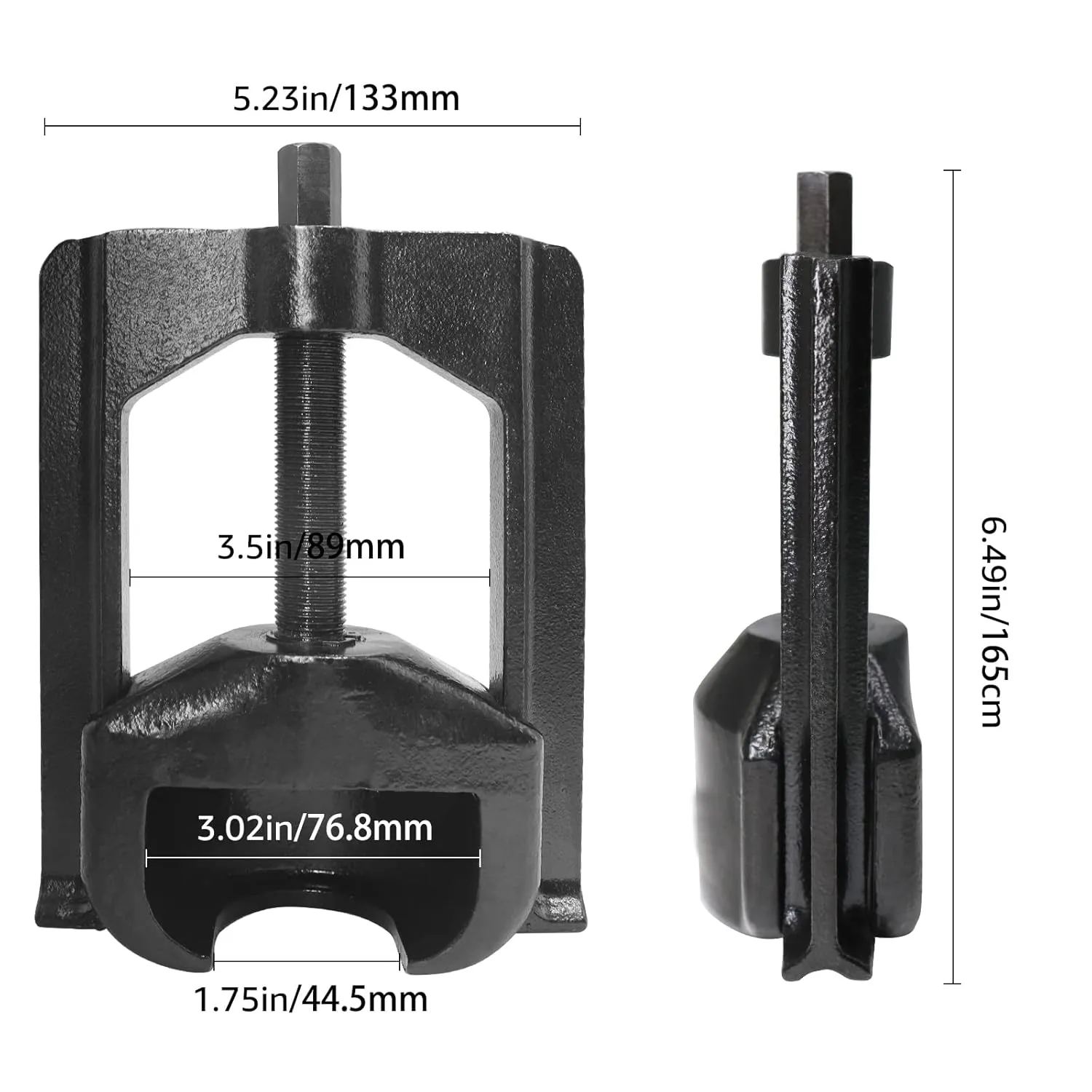 BESTOOL U Joint Puller for Intermediate Trucks, Heavy Duty U Joint Removal Tool, Extracts Universal Joints on Trucks, Busses & Farm Equipment, Class 4-6