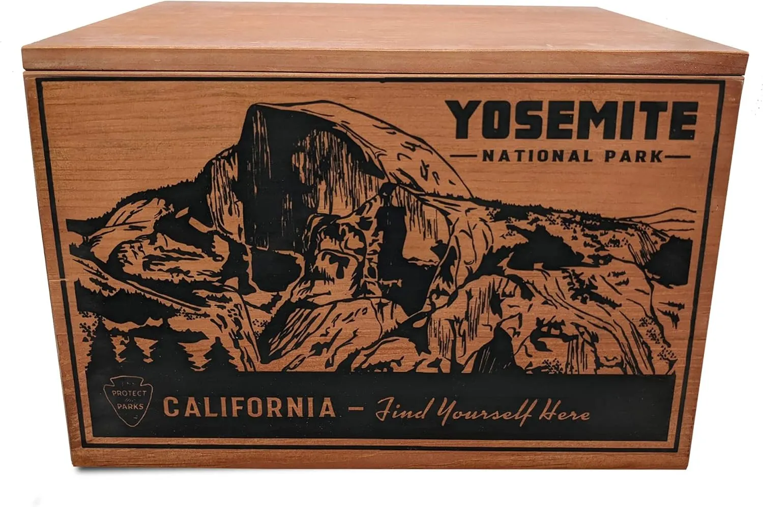 Betterwood Products 04405 Fatwood All-Natural Resin Firestarter in Wooden Crate for Refilling or Home Decorating, Yosemite, 13 Pound