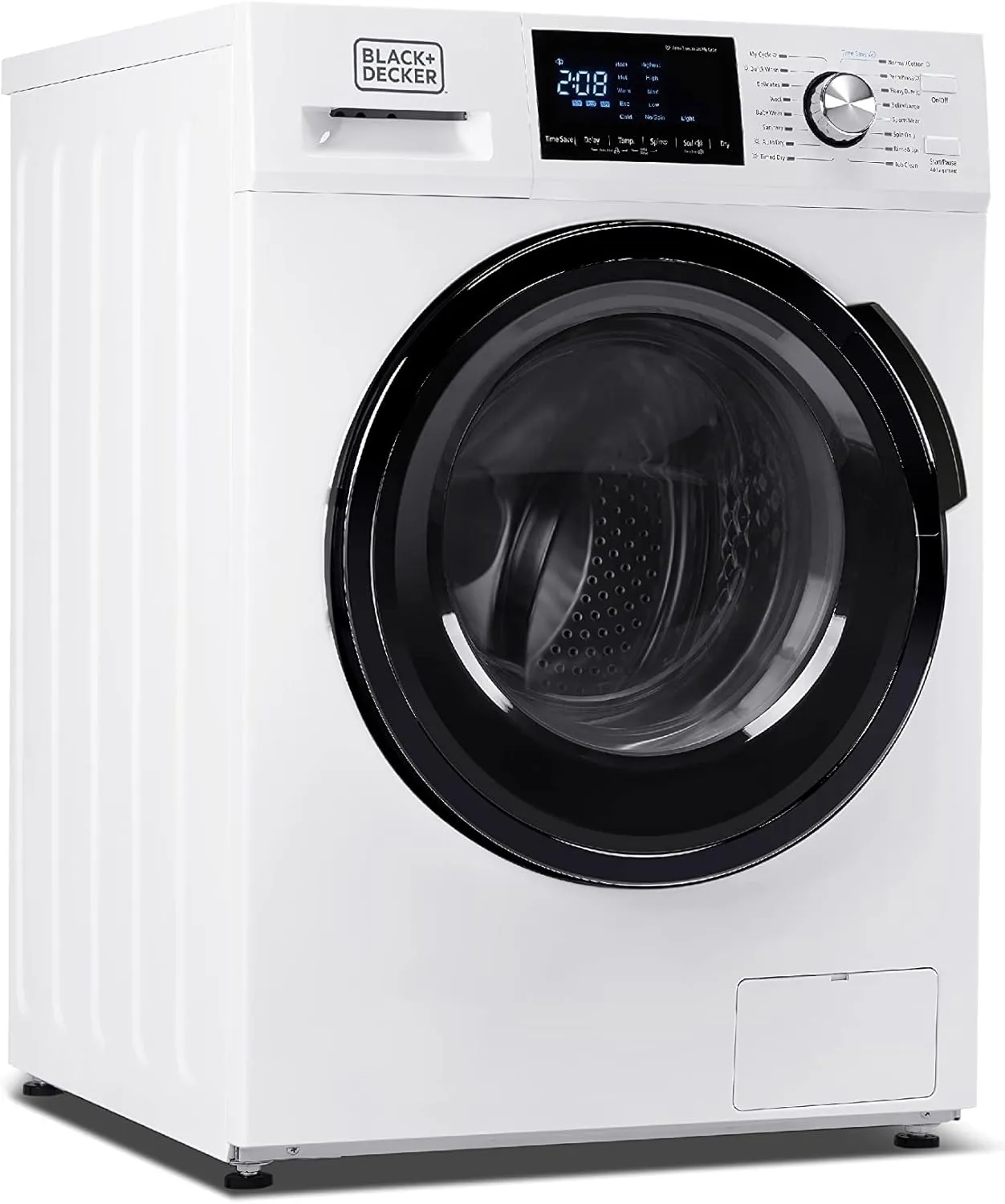 BLACK DECKER Washer and Dryer Combo, 2.7 Cu. Ft. All In One Washer and Dryer with LED Display & 16 Cycles