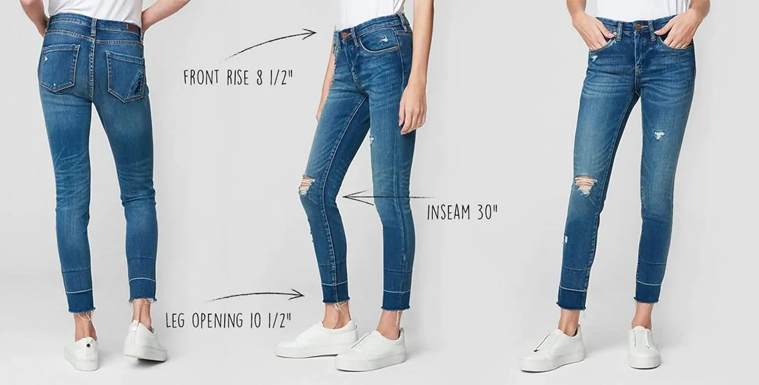 [BLANKNYC] Womens High Rise Five Pocket Denim Skinny Jeans, Comfortable & Stylish PantsJeans