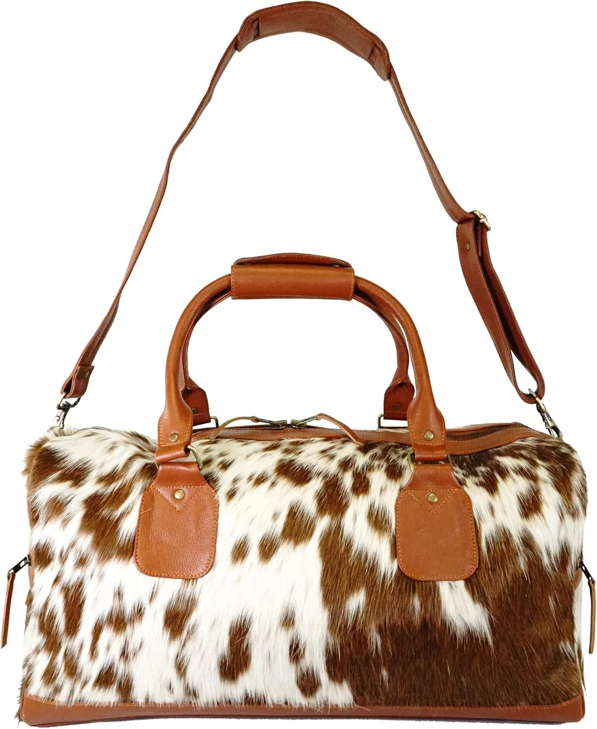 bonanza leathers cowhide leather travel Duffle Bag weekender bag heavy duty Gym Sports Bag Airplane Luggage Carry-On Bag for men and women 511