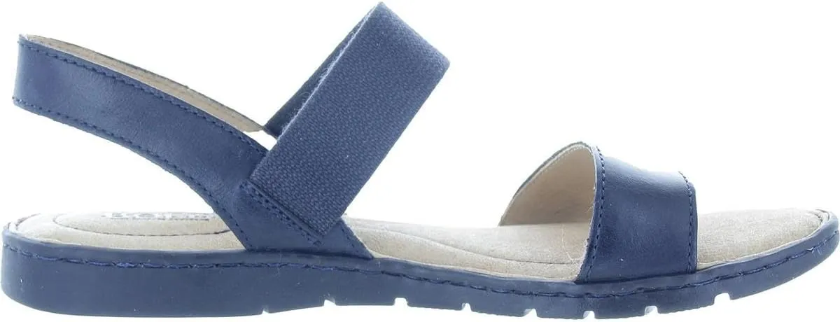 BORN Womens Stretch Leather Flatform Sandals