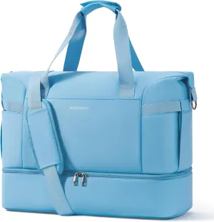 BOSTANTEN Large Duffle Bag for Travel Weekender Bags for Women Gym Bag with Shoe Compartment Waterproof Duffel Bag with Trolley Sleeve Mummy Hospital Bag