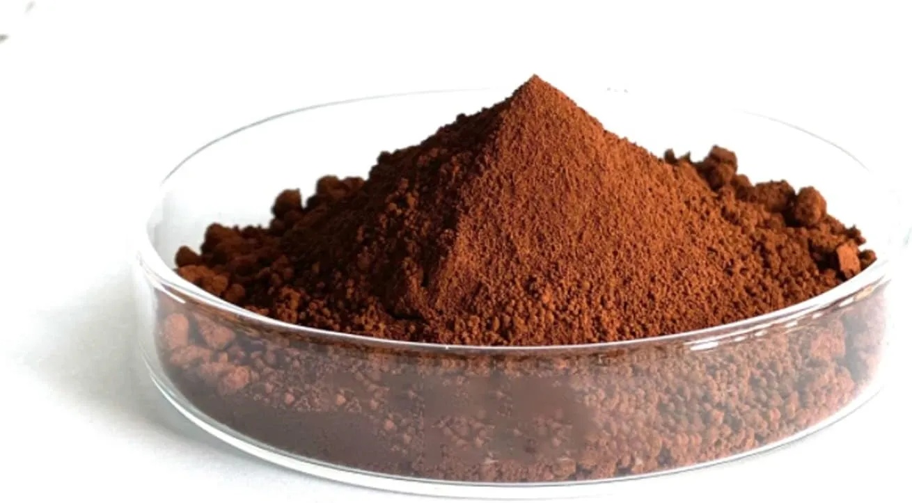 Brown Iron Oxide,Brown Iron Oxide Mineral Pigment,Pigments for Artistic and Decorative Painting, Concrete, Clay, Lime, Plaster, Masonry and Paint Products(100g/Bag)