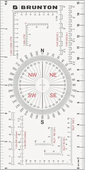 Brunton Map Multi-Tool Card