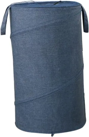 Cabilock Collapsible Laundry Basket Large Storage Boho Wicker Rolling Laundry Hamper Home Supplies